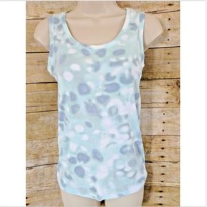 J. Jill Printed Pima Tank Top sz Small